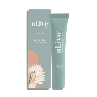 al.ive Lip Butter - Sheer Lime - Fauve + Co