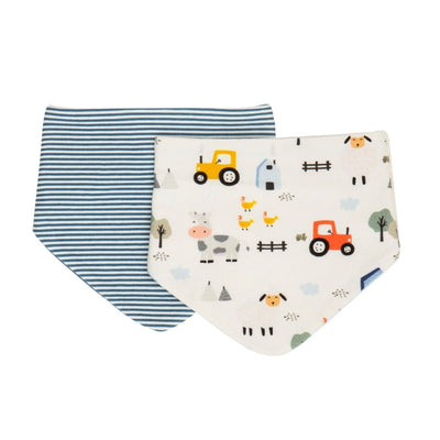 Barnyard Bandana Bib 2 Pack - Fauve + Co