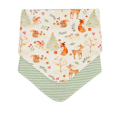 Christmas Bandana Bib 2 Pack - Fauve + Co