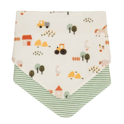 Counbtry Fam Bandana Bib 2 Pack - Fauve + Co