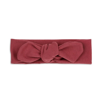 Evie Knotted Headband Berry - Fauve + Co