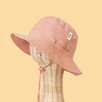 Kiin Cotton Sun Hat Dusty Rose - Fauve + Co