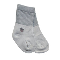 Organic Duo Socks Grey & White - Fauve + Co