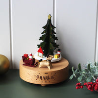 Personalised Christmas Tree Music Box - Name - Fauve + Co