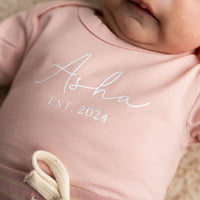 Personalised Script Name Romper - Fauve + Co