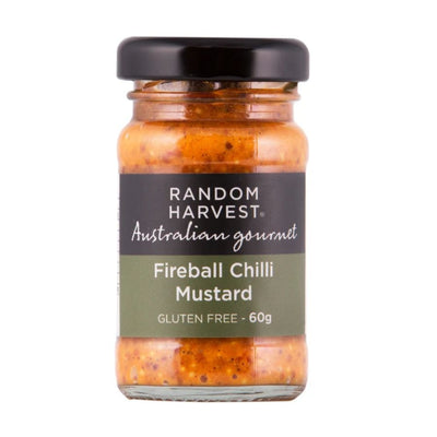 Random Harvest Fireball Chilli Mustard 60g - Fauve + Co