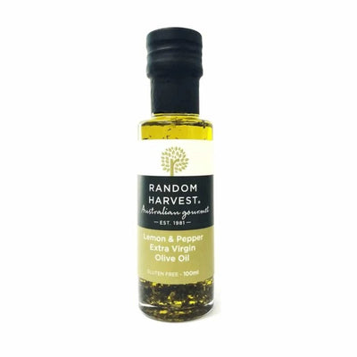 Random Harvest Lemon & Pepper Extra Virgin Olive Oil 100ml - Fauve + Co