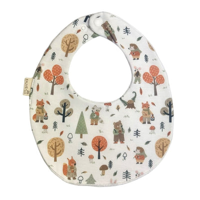 Woodland Friends Baby Bib - Fauve + Co