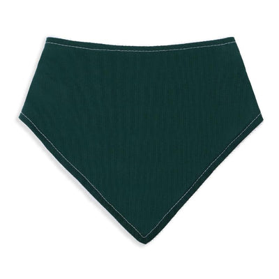 Deep Green Bandana Bib - Fauve + Co