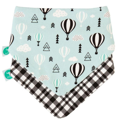 Hot Air Balloons Bandana Bib 2 Pack - Fauve + Co